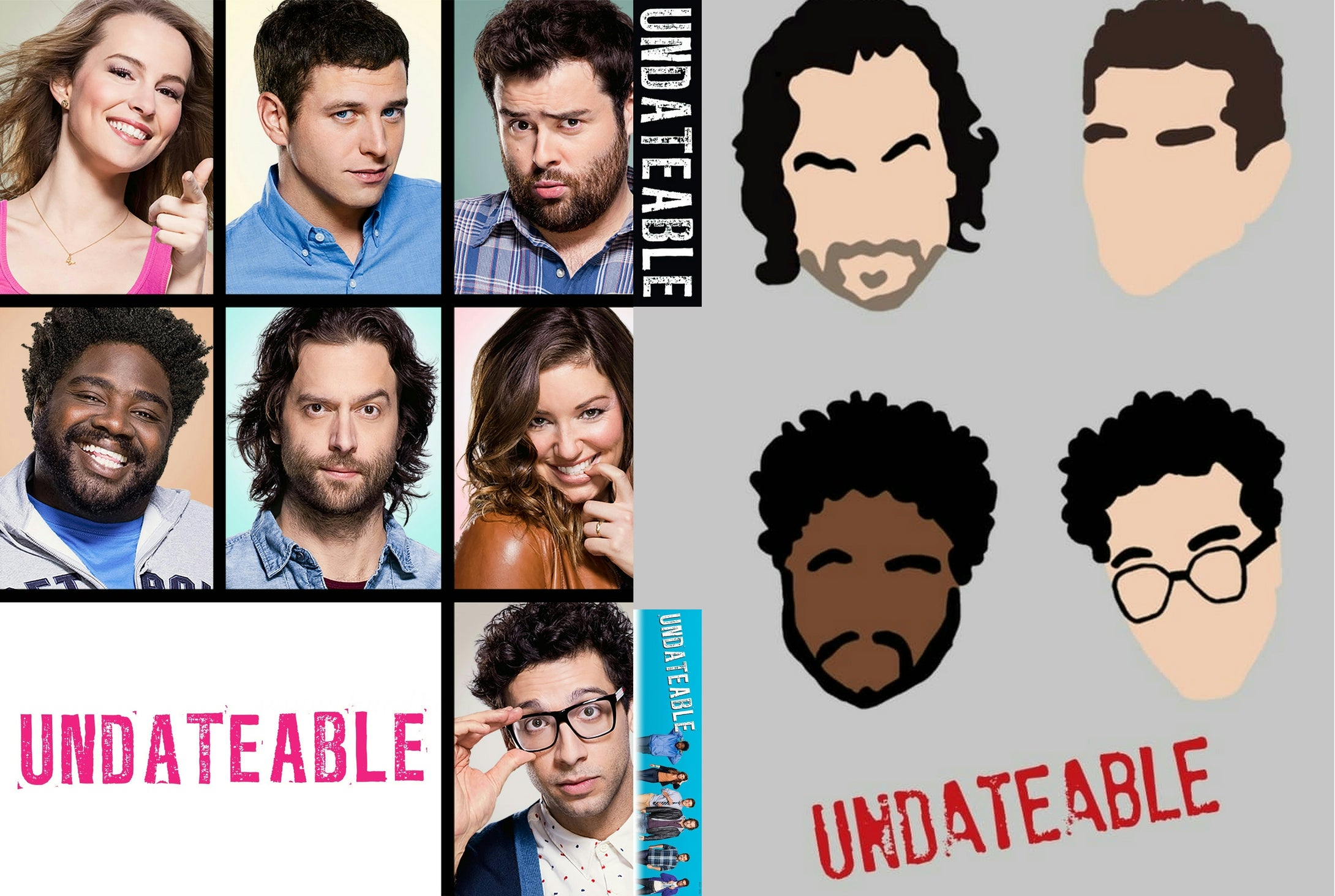 Undateable 2014 The Complete Series On DVD Chris D'Elia Brent Morin Ron Funches Bianca Kajlich